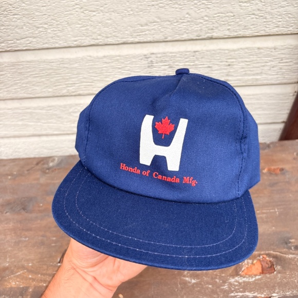 Vintage HONDA CANADA MFG trucker hat snapback Kbrand - Picture 2 of 7